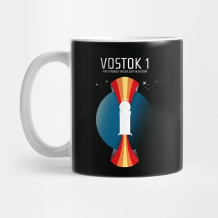 Vostok 1 Space art Mug